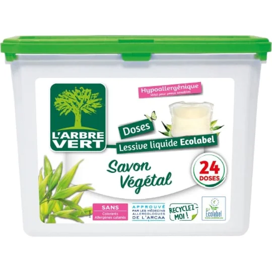 Lessive Capsule Savon Végétal