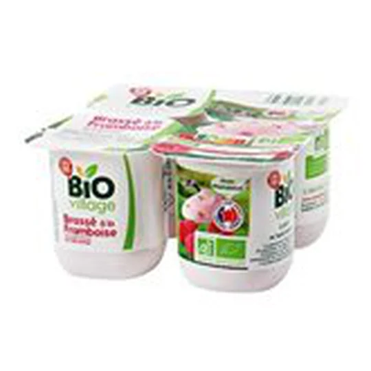 Yaourts framboises Bio - x4