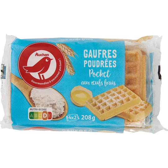 Gaufres poudrées pocket