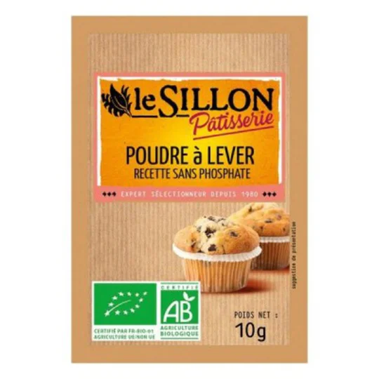 Poudre à lever sans phosphate Bio
