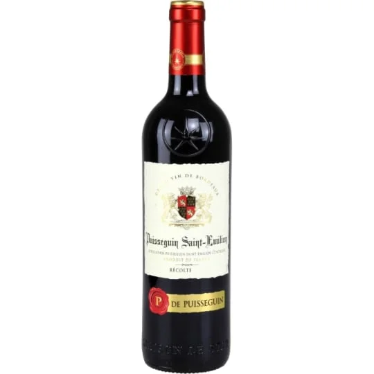 Vin Rouge Bordeaux AOP Puisseguin Saint Emilion P