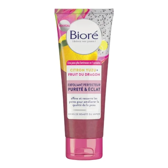 Démaquillant exfoliant perfecteur pureté & éclat citron yuzu + fruit du dragon