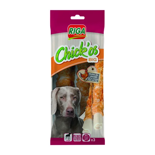 Friandises chick'os big au poulet pour chien