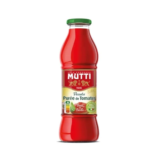 Purée de tomate au basilic