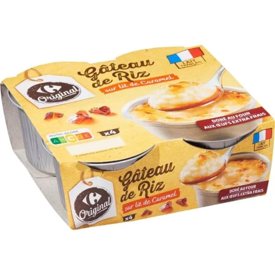 Gâteau de riz caramel