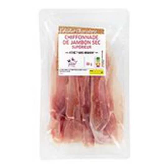 Chiffonnade de jambon sec