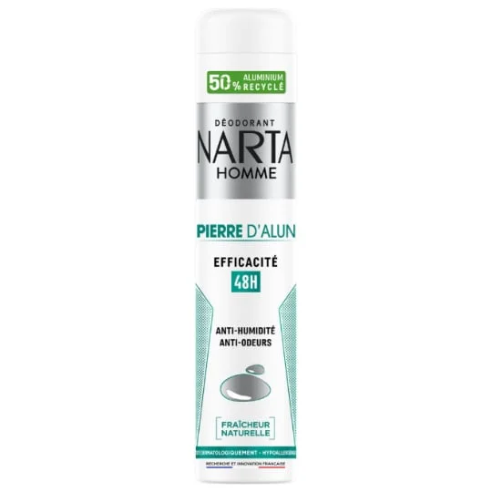Déodorant Homme Pierre d'Alun 48h