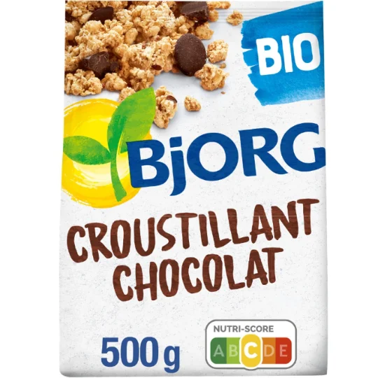 Céréales croustillant chocolat Bio