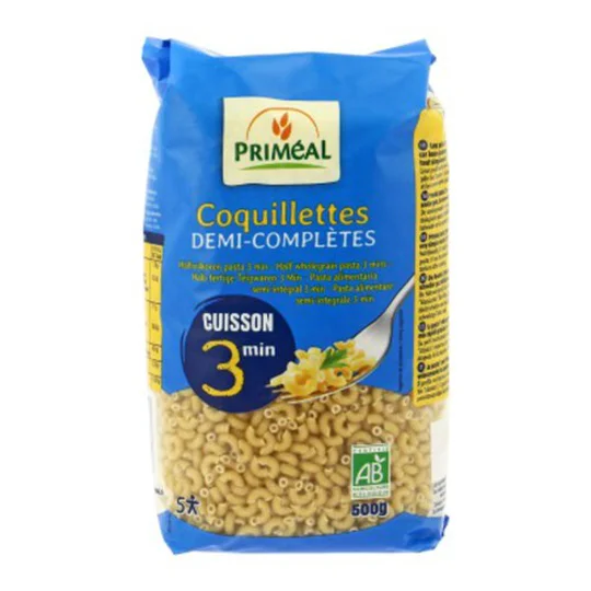 Coquillette Demi-Complètes Cuisson Rapide Bio