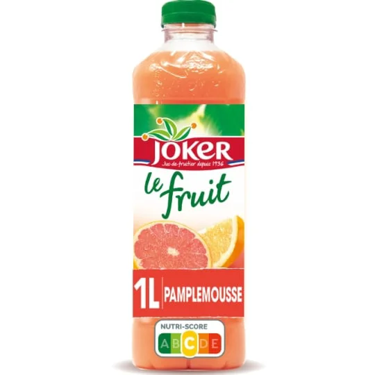 Jus pamplemousse sans sucres ajoutés