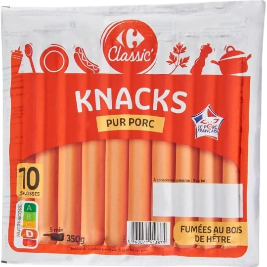 Knacks pur porc