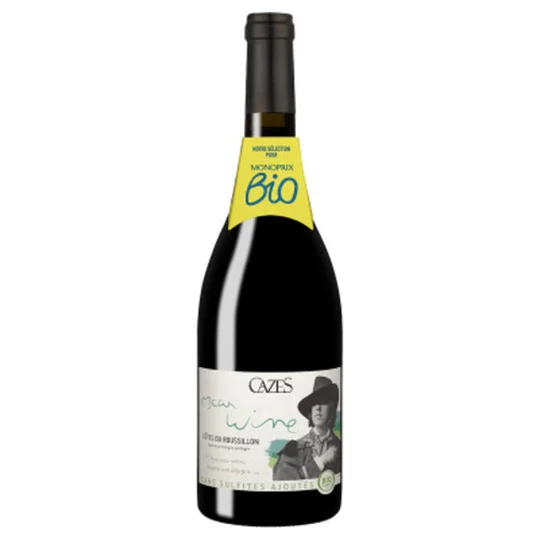 Aop Cotes Du Roussillon Oscar Wine Sans Soufre Rouge Bio