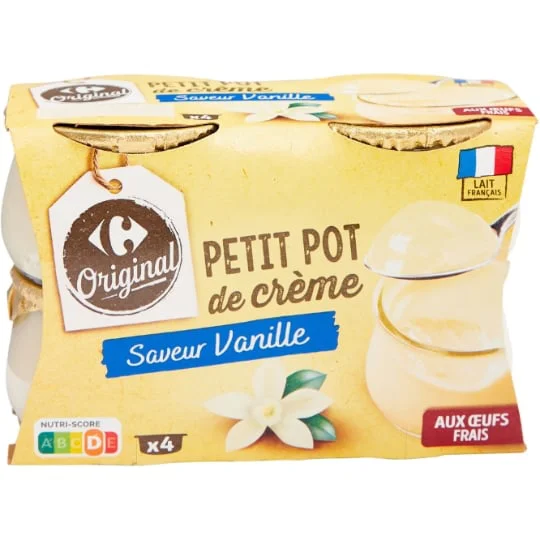 Crème dessert vanille