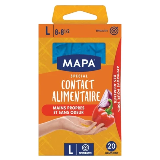 Gants Contact Alimentaire taille L