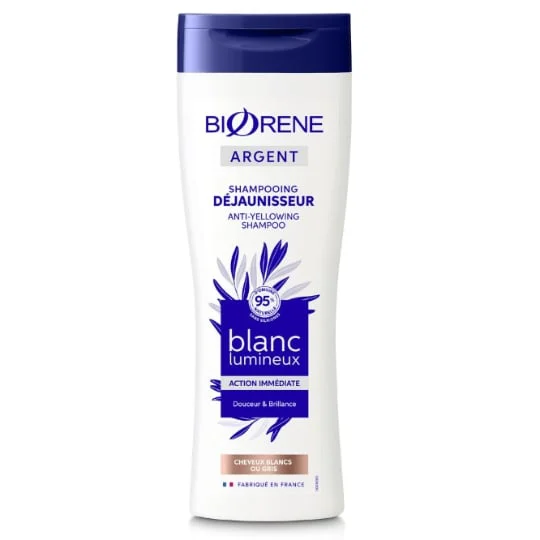 Shampoing Déjaunisseur Idéal cheveux Gris & Blanc à l'Iris Bio