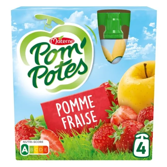 Compote pomme fraise