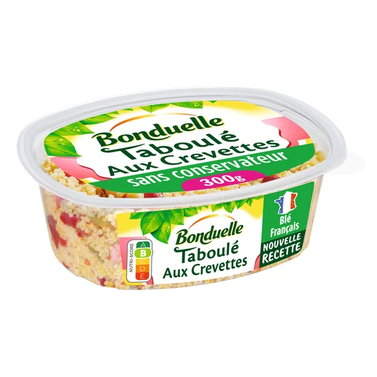 Taboulé aux crevettes