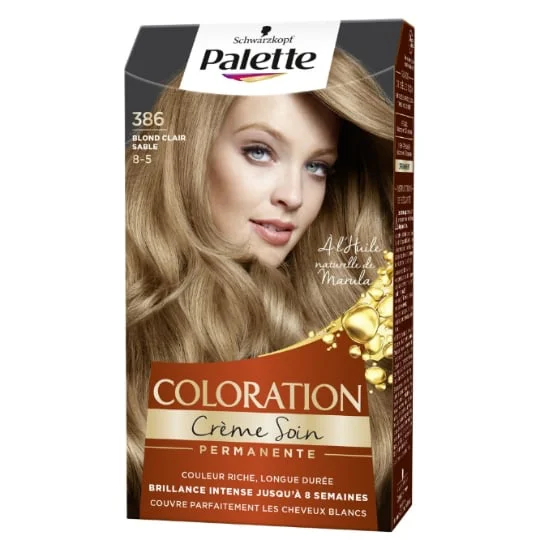 Coloration Permanante soin permanente Blond Clair Sable 386