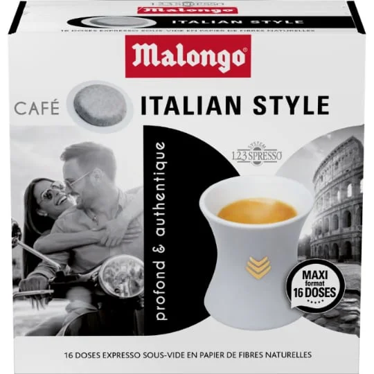 Dosettes de café Italian style uniquement compatibles expresso