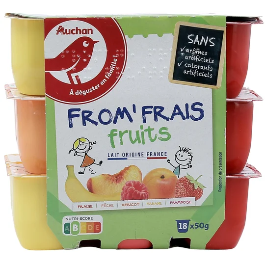 Fromage frais aux fruits