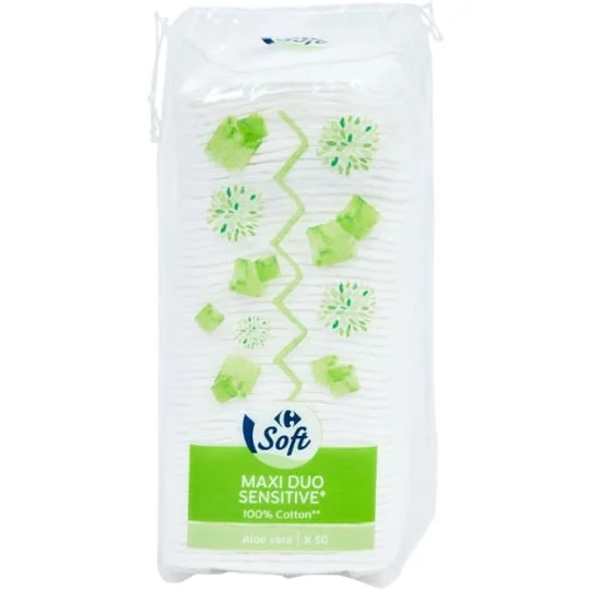 Coton maxi duo Aloé véra