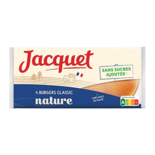 Pain hamburger sans sucres ajoutés