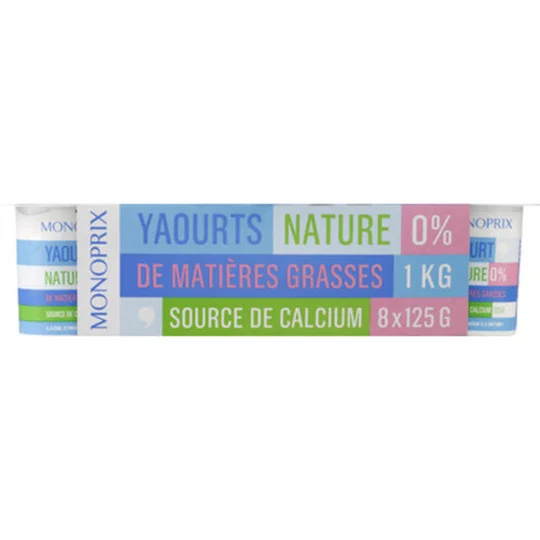Yaourt nature 0%