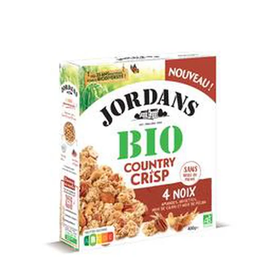 Country Crisp - Céréales aux 4 noix BIO