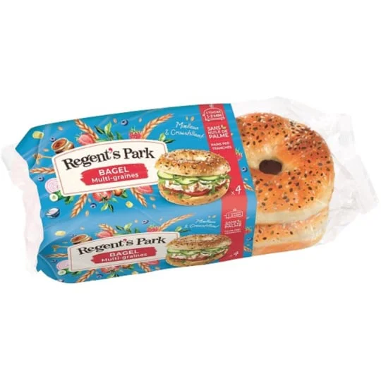 Pain bagel multi graines