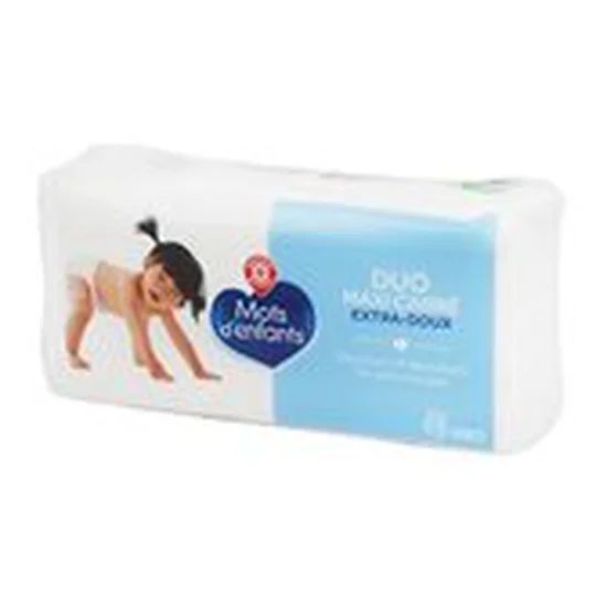 Coton bébé Duo maxi carrés - x80