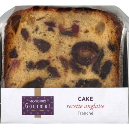 Cake anglais tranché