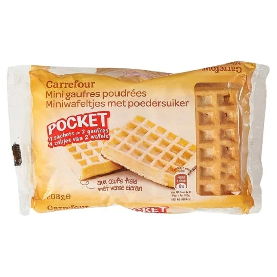 Gaufres mini poudrées
