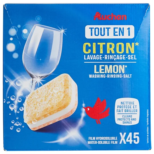 Tablettes lave-vaisselle tout en 1 citron