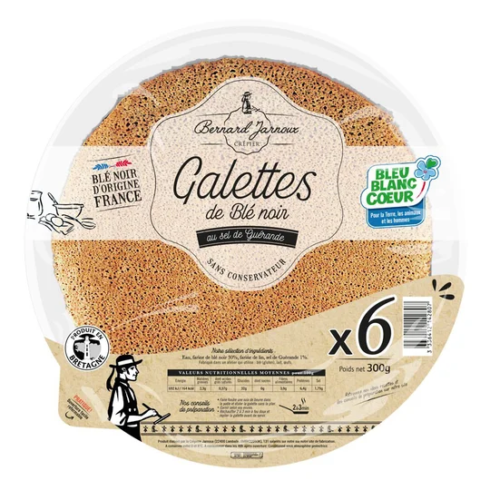 Galettes blé noir fraîches x6