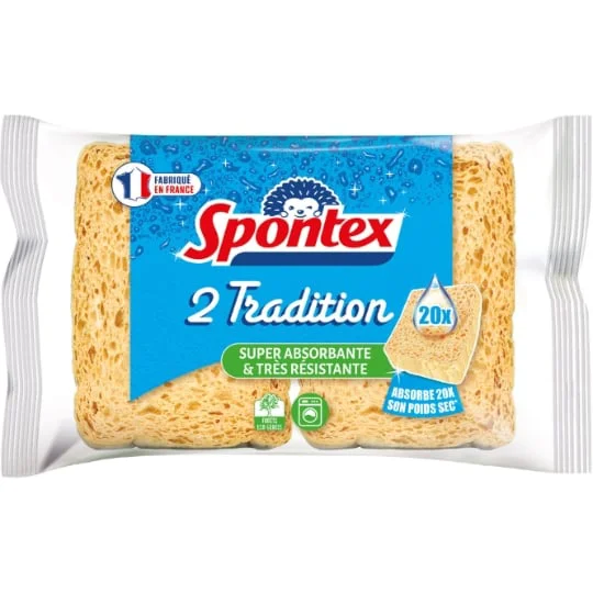 Eponge Super Absorbante et Très Résistante 2 Tradition
