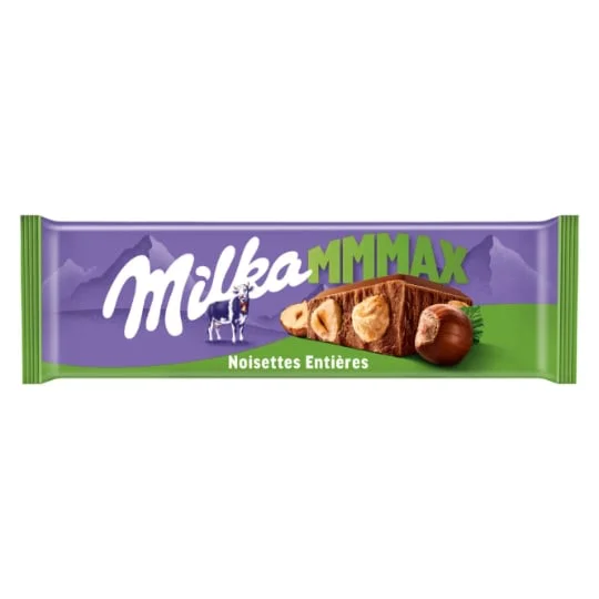 Chocolat au lait et aux noisettes entières MMMax
