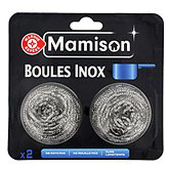 Boules inox x2