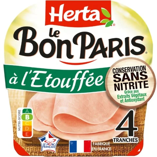 Jambon à l'étouffé conservation sans nitrite Le Bon Paris