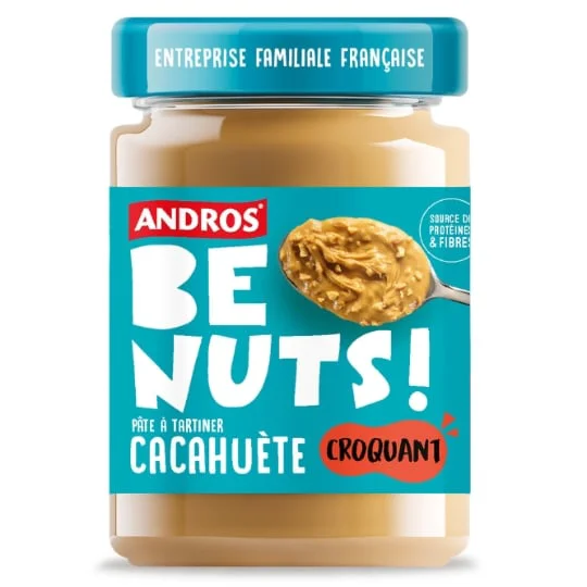 Pâte à tartiner cacahuète croquant BE NUTS