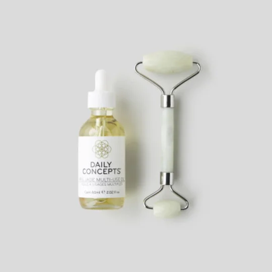 Kit Roller Jade et Huile D'Iris