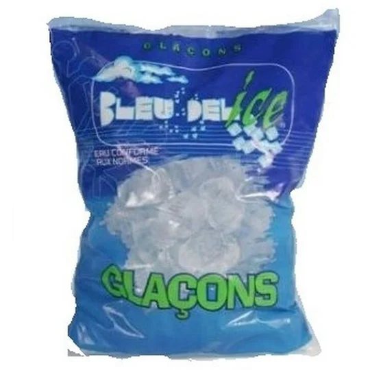 Glaçons en sachet Cubers