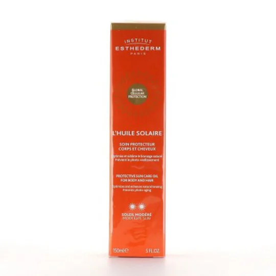 Huile Solaire Soin Corps Cheveux Soleil Modéré