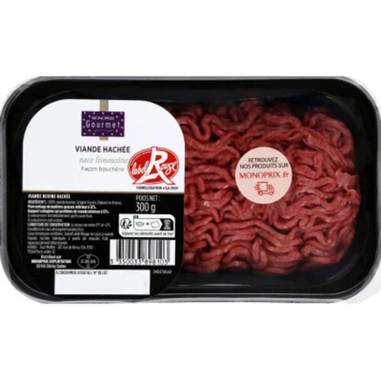 Viande Hachée De Boeuf Label Rouge