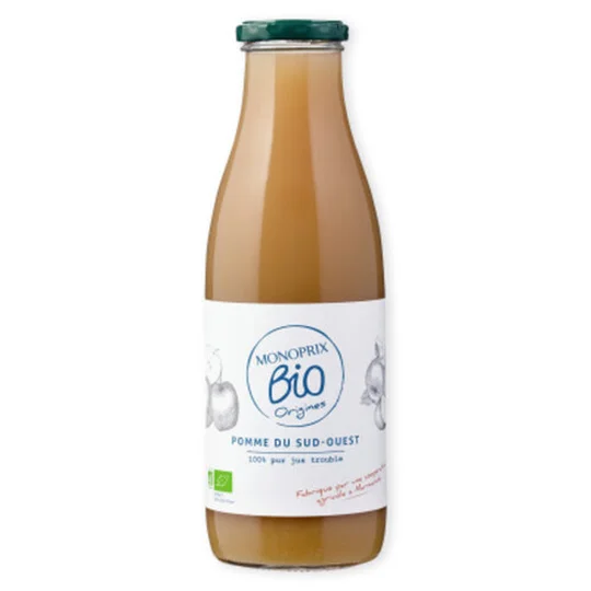 100% pur jus pomme du Sud-Ouest, Bio