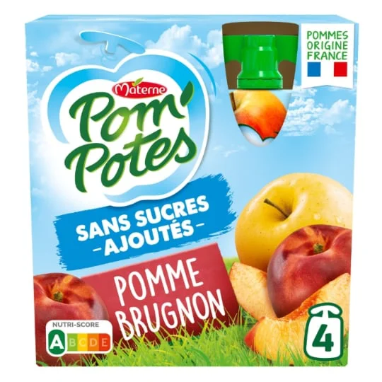Compote pomme brugnon