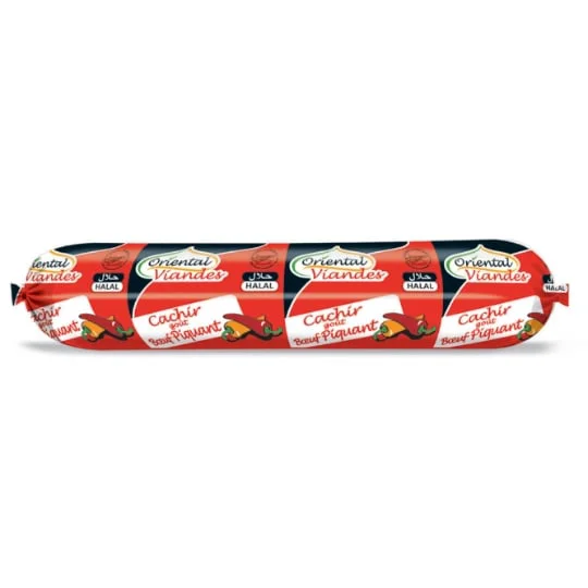 Saucisson goût boeuf piquant halal
