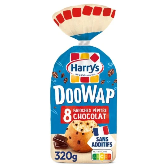 Brioches doowap sans additifs aux pépites de chocolat