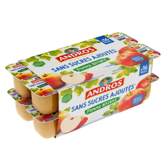 Compote pomme sans sucres ajoutés