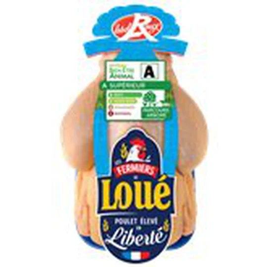 Poulet blanc fermier Loué Label rouge IGP