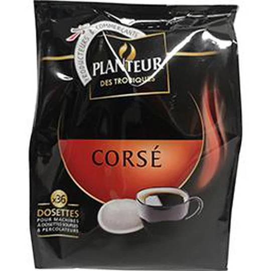 Dosettes de café compatibles Senseo corsé